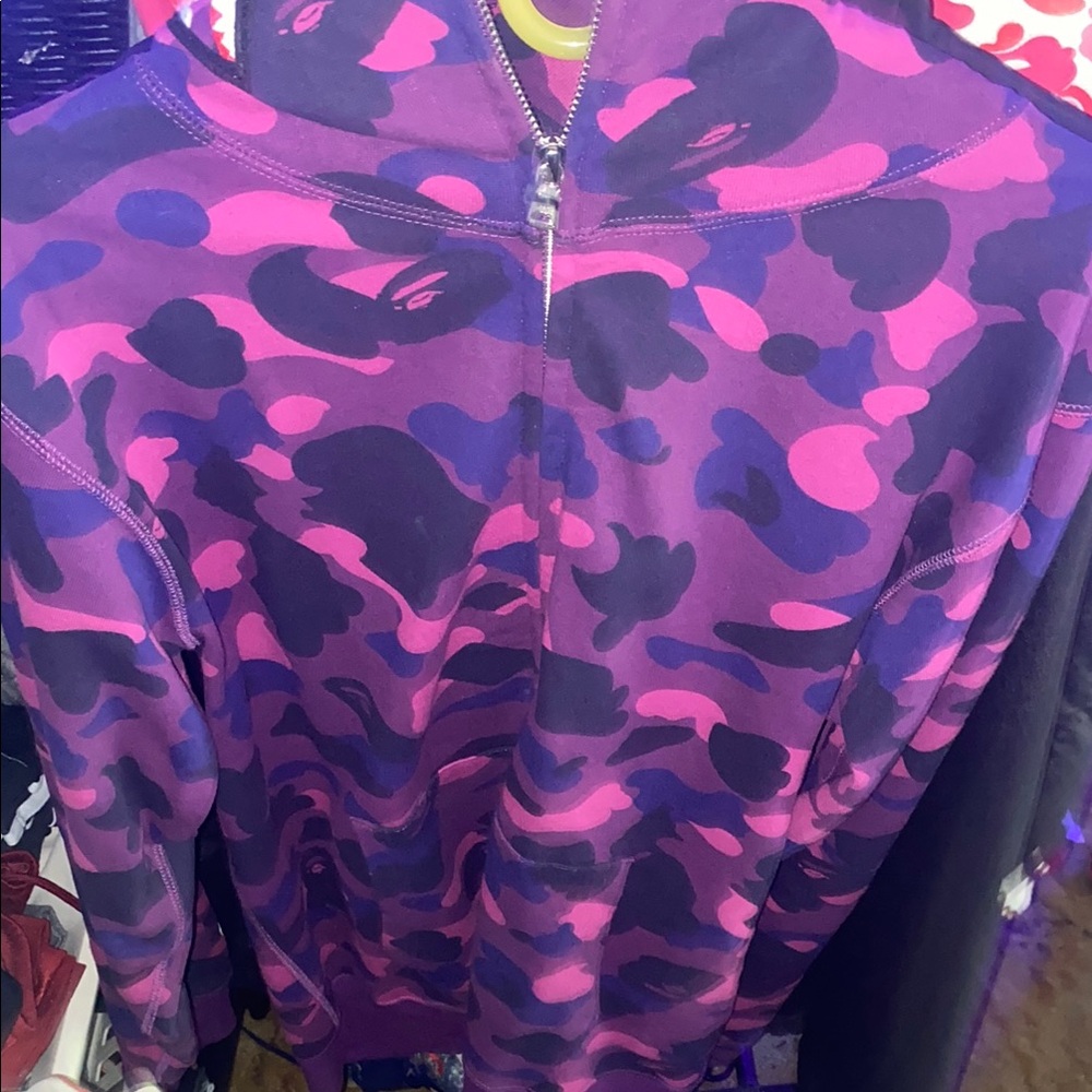 Purple and Pink Camouflage Hoodie